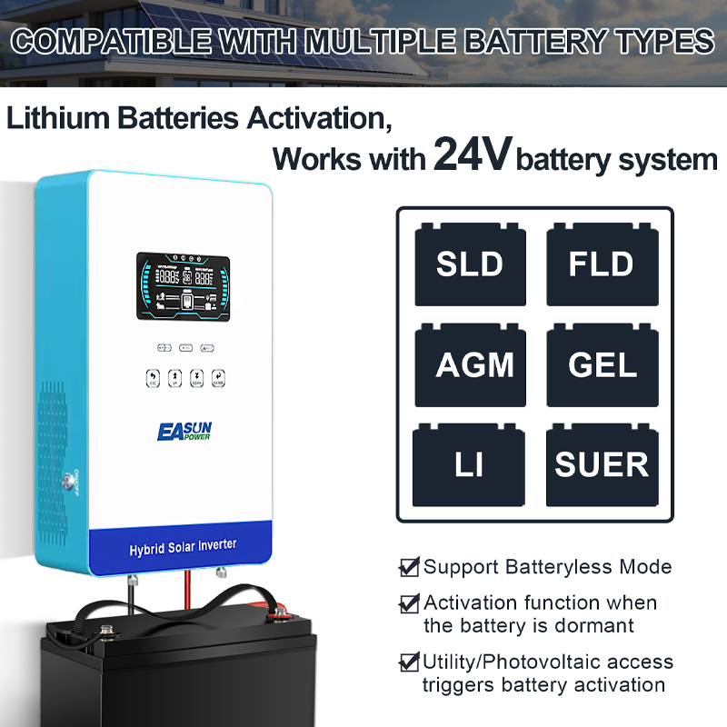EASUN POWER 4000W 24V Off Grid - Grid Tie Inverter Limiter 2000W 评论和价格